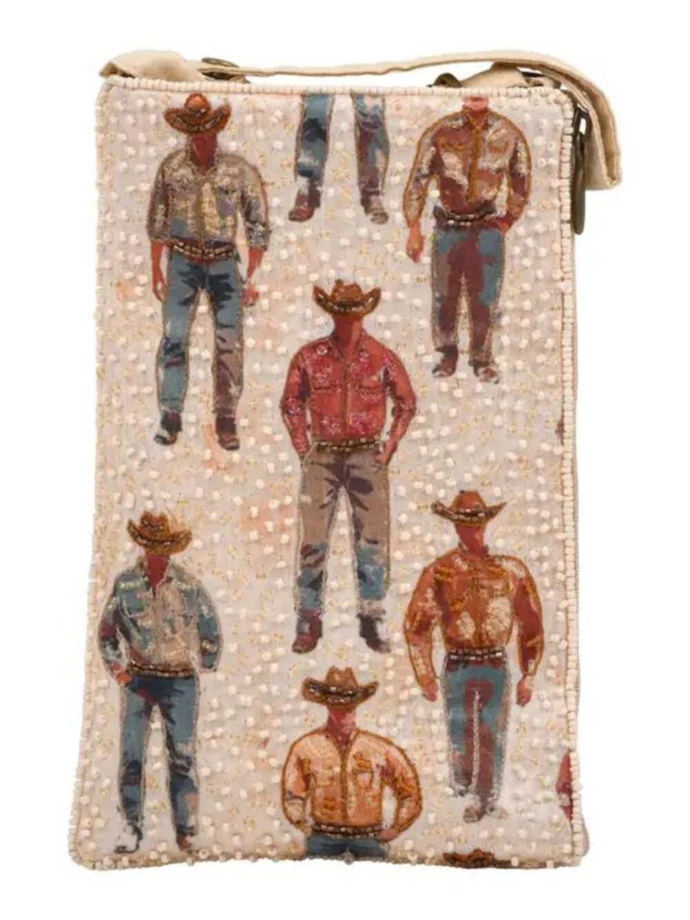 Beaded Phone Crossbody Bag.